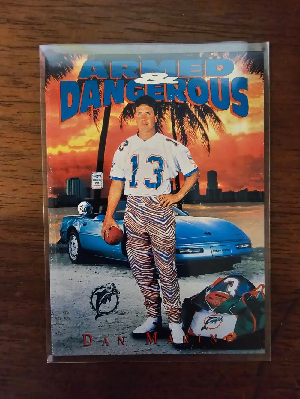 Dan Marino 1992 Skybox Primetime #272 - Armed & Dangerous - NFL - Fresh Pull